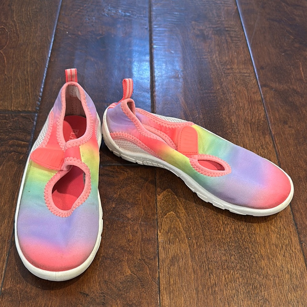 The Children’s Place Girls Rainbow Colorful Kids Slip-On Water Shoes